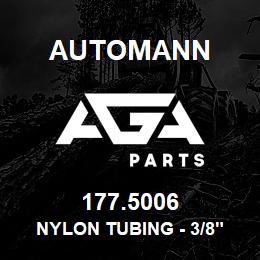 177.5006 Automann Nylon Tubing - 3/8" OD, Black | AGA Parts