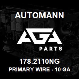 178.2110NG Automann Primary Wire - 10 GA, 100 FT, Orange | AGA Parts