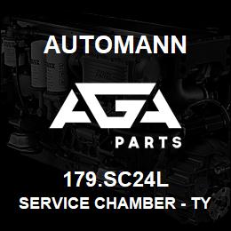 179.SC24L Automann Service Chamber - Type 24, Long Stroke | AGA Parts