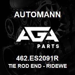 462.ES2091R Automann Tie Rod End - Ridewell Lift | AGA Parts
