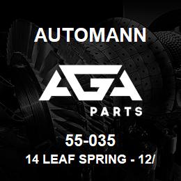 55-035 Automann 14 Leaf Spring - 12/2 | AGA Parts