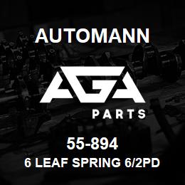 55-894 Automann 6 Leaf Spring 6/2PD | AGA Parts
