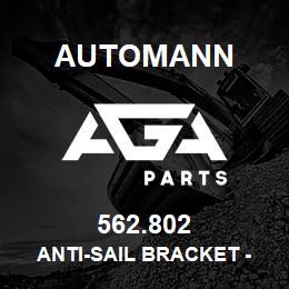 562.802 Automann Anti-Sail Bracket - Black | AGA Parts