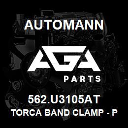 562.U3105AT Automann Torca Band Clamp - Preformed, 5" | AGA Parts