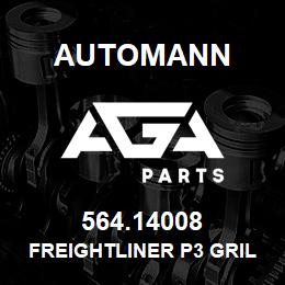 564.14008 Automann Freightliner P3 Grille | AGA Parts