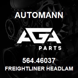564.46037 Automann Freightliner Headlamp Assembly - LH, M2 Business Class / C2 Bus | AGA Parts