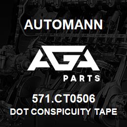 571.CT0506 Automann DOT Conspicuity Tape - Yellow, 2" x 150' | AGA Parts