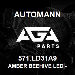 571.LD31A9 Automann Amber Beehive LED - 2" | AGA Parts
