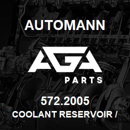 572.2005 Automann Coolant Reservoir / Tank Cap - 2"-10TPI, 3.125" Diameter, Navistar International 2039390C3, 10 PSI | AGA Parts