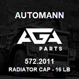 572.2011 Automann Radiator Cap - 16 LB | AGA Parts