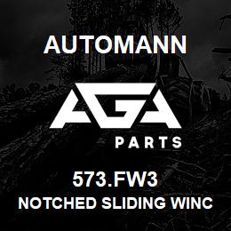 573.FW3 Automann Notched Sliding Winch - 4", 15,000 LB | AGA Parts