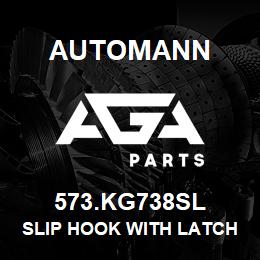 573.KG738SL Automann Slip Hook with Latch - 3/8", G70 | AGA Parts