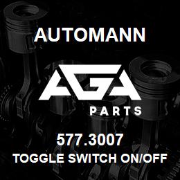 577.3007 Automann Toggle Switch On/Off - 2 Screw, 50 Amp, 6-24V | AGA Parts