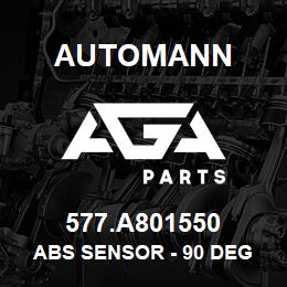 577.A801550 Automann ABS Sensor - 90 Deg Sensor, WS24 - Bendix 801550 | AGA Parts