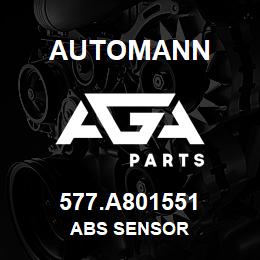 577.A801551 Automann ABS Sensor | AGA Parts