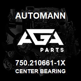 750.210661-1X Automann Center Bearing | AGA Parts