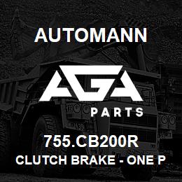 755.CB200R Automann Clutch Brake - One Piece 2", 0.38" Thick | AGA Parts