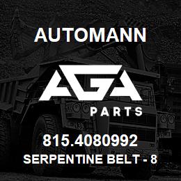 815.4080992 Automann Serpentine Belt - 8 Rib | AGA Parts