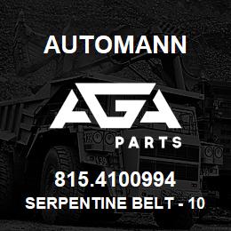 815.4100994 Automann Serpentine Belt - 10 Rib | AGA Parts