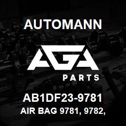 AB1DF23-9781 Automann Air Bag 9781, 9782, 9784, 9786 - Freightliner 1614366000, 1613810001 | AGA Parts