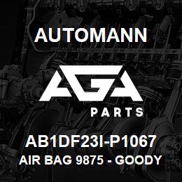 AB1DF23I-P1067 Automann Air Bag 9875 - Goodyear 1R12432, IHC 3541731C1, Ford 4C4O5580BA | AGA Parts