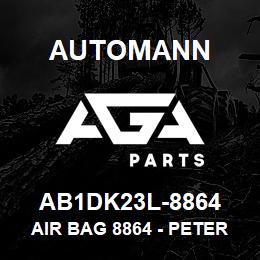 AB1DK23L-8864 Automann Air Bag 8864 - Peterbilt and Kenworth | AGA Parts