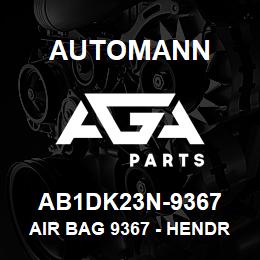 AB1DK23N-9367 Automann Air Bag 9367 - Hendrickson Turner Lift Axle HLM, HLM1, HLM2, FM20, LK, MT45, MTL45, MTL50 | AGA Parts