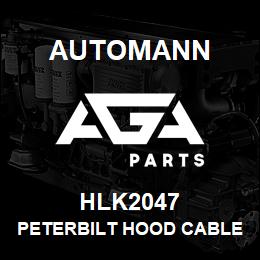 HLK2047 Automann Peterbilt Hood Cable - 28.5" Long - 1303512, L9260000718 | AGA Parts