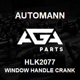 HLK2077 Automann Window Handle Crank - International (Black) | AGA Parts