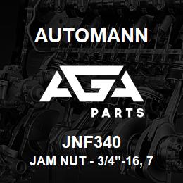 JNF340 Automann Jam Nut - 3/4"-16, 7/16" High | AGA Parts