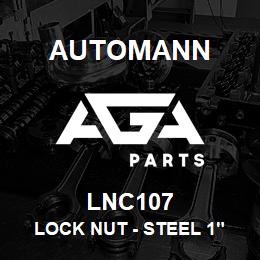 LNC107 Automann Lock Nut - Steel 1" GR C | AGA Parts