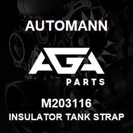 M203116 Automann Insulator Tank Strap - Upper, 2" x 36.5" Kenworth | AGA Parts
