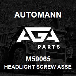 M59065 Automann Headlight Screw Assembly - International | AGA Parts