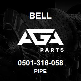 0501-316-058 Bell PIPE | AGA Parts