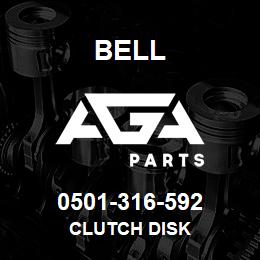 0501-316-592 Bell CLUTCH DISK | AGA Parts