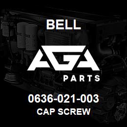 0636-021-003 Bell CAP SCREW | AGA Parts