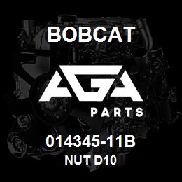 014345-11B Bobcat NUT D10 | AGA Parts