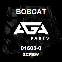 01603-0 Bobcat SCREW | AGA Parts