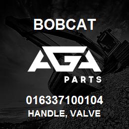 016337100104 Bobcat HANDLE, VALVE | AGA Parts