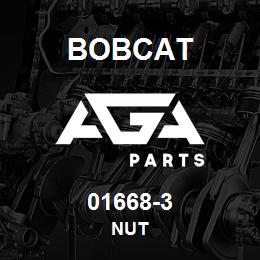 01668-3 Bobcat NUT | AGA Parts