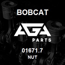 01671.7 Bobcat NUT | AGA Parts