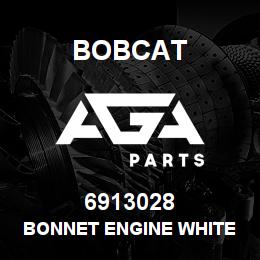 6913028 Bobcat BONNET ENGINE WHITE | AGA Parts