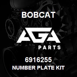 6916255 Bobcat NUMBER PLATE KIT | AGA Parts