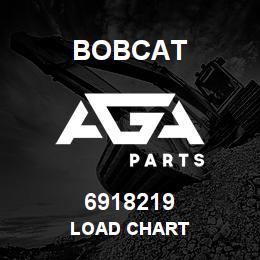 6918219 Bobcat LOAD CHART | AGA Parts