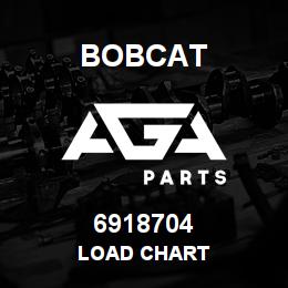 6918704 Bobcat LOAD CHART | AGA Parts