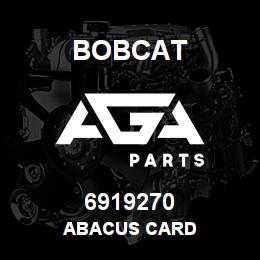 6919270 Bobcat ABACUS CARD | AGA Parts