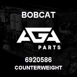 6920586 Bobcat COUNTERWEIGHT | AGA Parts