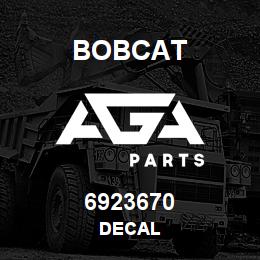 6923670 Bobcat DECAL | AGA Parts