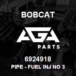 6924918 Bobcat PIPE - FUEL INJ NO 3 | AGA Parts