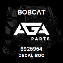 6925954 Bobcat DECAL BOO | AGA Parts